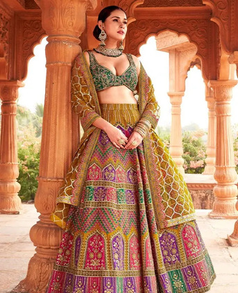 Pune, Fashion & Design, Sonam Label &ndash; Elegant Bridal Mehendi Outfit Collection For Modern Brides