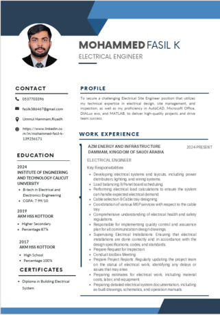 Riyadh, Job Seekers, ELECTRICAL DESIGN ENGINEER AND SITE ENGINEER