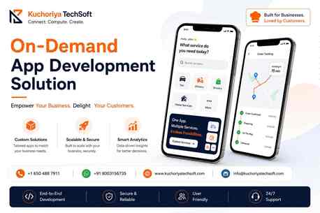 New York, Mobile Apps, Reliable On Demand Mobile App Development Services | Kuchoriya TechSoft
