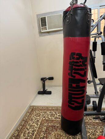 Al Malaz, Sporting Goods, SAR 900,  Boxing Bag (1.90cm) With Holder & Gloves