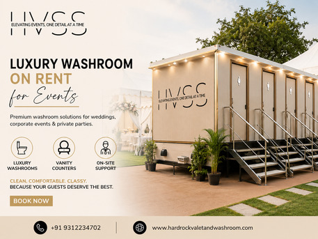 New Delhi, Equipment Rental, Luxury Washroom On Rent For Events | Hardrock Valet And Washroom Delhi