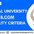 Manipal University Online B.Com Eligibility Criteria