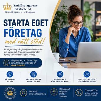 Stockholm, Business, Starta Eget Med Stöd Från Småföretagarnas Riksförbund