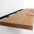 Large Wall Shelf Grandeur In Oak For Modern Spaces