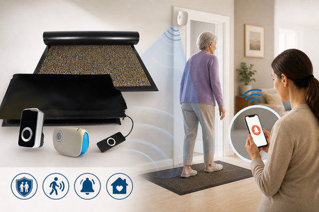 London, Health & Beauty Items, GBP 1,  Buy Wireless Floor Pressure Mat Alarms System For Dementia & Elderly Care In UK
