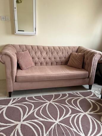 Umm Al Hassam, Furniture, BHD 35,  Sofa Set + Carpet + Corner Table For Sale