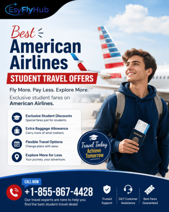 New York, Travel, Best American Airlines Student Travel Offers +1-855-867-4428
