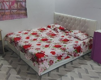 Riyadh, Furniture, SAR 200,  Bed 2x2 With Mattress And Small Wardrobe
