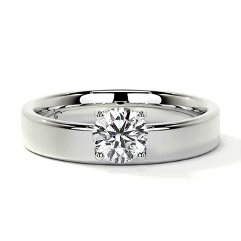 New York, Jewelry, USD 1741,  Find GemsNY Solitaire Cigar Band Ring | Best Setting