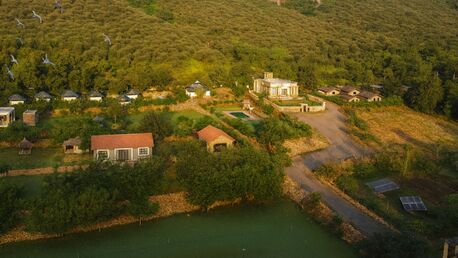 Jaipur, Travel, Luxury Forest Retreat Near Sariska &mdash; Glamping Tents, Mud Villas & Tiger Safaris