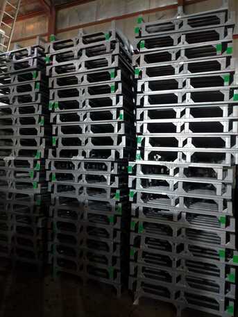 Dammam, Heavy Equipment, SAR 1,  🏗️ Heavy Duty EMD Steel Pallet &mdash; 3 Ton Capacity | 1200×1100mm | MIG Welded | KSA Ready
