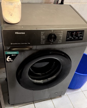 Hidd, Appliances, BHD 35,  Hisense Front Load Washer 6kg WFVC6010T (Used)