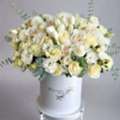 USD 200,  Fresh White Roses Online With Fast Shipping USA For Spring Season Celebrations