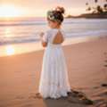 USD 78,  The Maya Dress | Timeless Vintage Lace Girls Special Occasion Dress