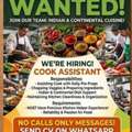 Urgently Looking For Assistant Cook