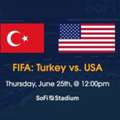 FIFA Turkey Vs USA Tickets 2026