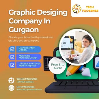 Gurgaon, Marketing, Professional Graphic Design Company In Gurgaon For Modern Brands - Tech Prosense