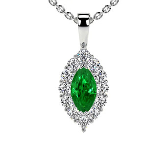 New York, Jewelry, USD 2486,  Beautiful Emerald Pendant Jewelry Online