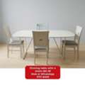 BHD 28,  🌍🌐Dinning Table With 4 Chairs For Sale With Delivery