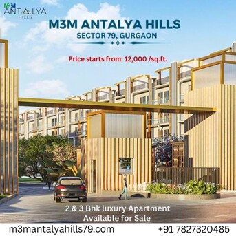 Gurgaon, Apartments, Flats, Houses & Villas, Furnished,  Explore M3M Antalya Hills 2.5 BHK Price For Smart Home Investment