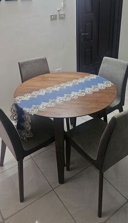 Al Rehab, Furniture, SAR 550,  HOMECENTER DINNING TABLE WITH CHAIRS