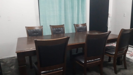Dammam, Furniture, SAR 1500,  Luxury Solid Wood Dining Table Set With Chairs &ndash; Seats 10+ People