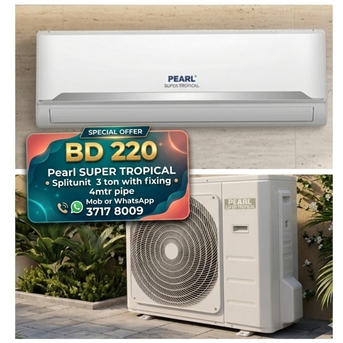 Manama, Air Conditioners, BHD 220,  🌍🌐Pearl Splitunit 3 Ton In Good Condition For Sale With Delivery And Fixing