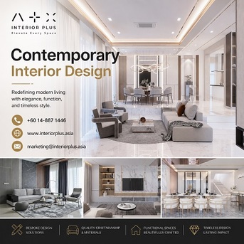 Kuala Lumpur, Interior Design, Transform Spaces With Contemporary Interior Design By Interior Plus Design