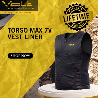 New York, Clothing & Accessories, Torso Max 7V Heated Vest Liner &ndash; Extended Runtime Wireless Heated Comfort