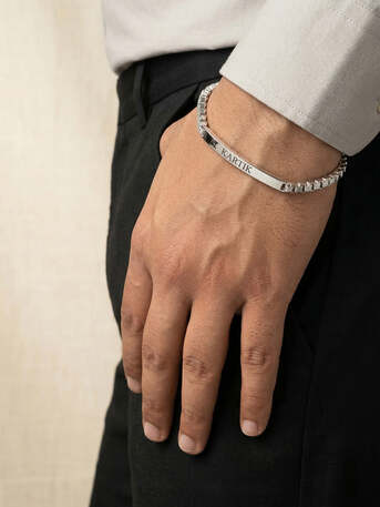 Mumbai, Jewelry, Silver Bracelet For Men With Timeless Style