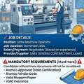 LATHE MACHINE OPERATOR