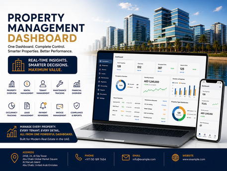 Dubai, Business, Property Dashboard Software For Better Portfolio Visibility