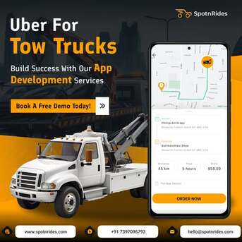 Rio de Janeiro, Software, BRL 2999,  Grow Your Towing Business With SpotnRides AI Roadside Assistance App