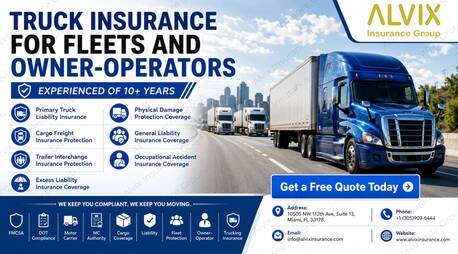Miami, Financial, Best Truck Insurance For Fleets And Owner-Operators