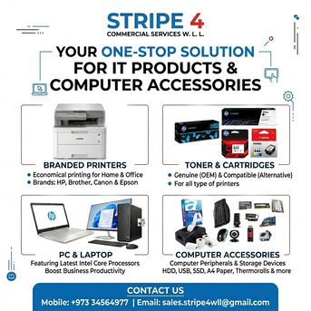 Manama, Printing, High-Quality IT Products, Laptops, Printers & Computer Accessories&ndash;Best Prices In Bahrain
