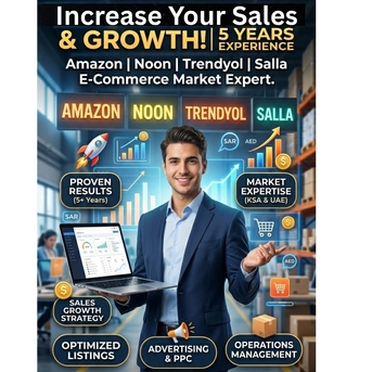 Riyadh, Job Seekers, E-commerce Specialist Available Now | 5 Years Experience | Amazon, Noon, Trendyol, Salla