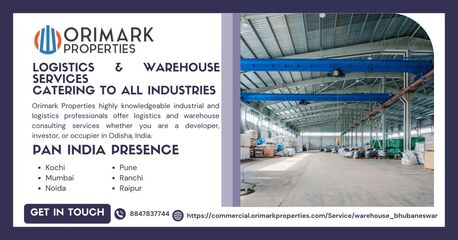 Bhubaneswar, Warehouses, INR 1,  Warehouse On Lease In Odisha &ndash; Premium Godown & Logistics Space Available