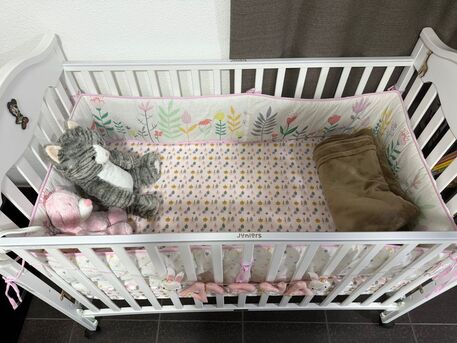 Olaya, Baby & Kid Stuff, SAR 850,  Juniors Crib With Mattress And Bedding