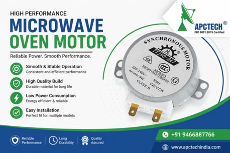 Lucknow, Electronics, Top 3 Reliable Microwave Oven Motor &ndash; APC Technologies