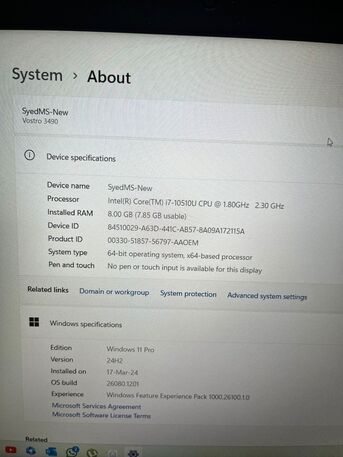 Jeddah, Computers, SAR 900,  Dell Vostro 3490