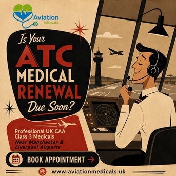 Manchester, Medical, ATC / Class 3 Renewal Due? Don