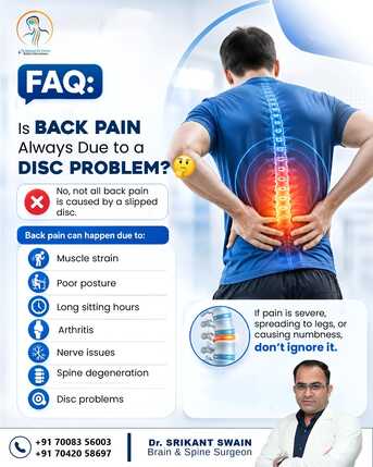 Bhubaneswar, Health, Is Back Pain Always A Disc Problem? | Best Spine Doctor In Bhubaneswar | Dr. Srikant Swain