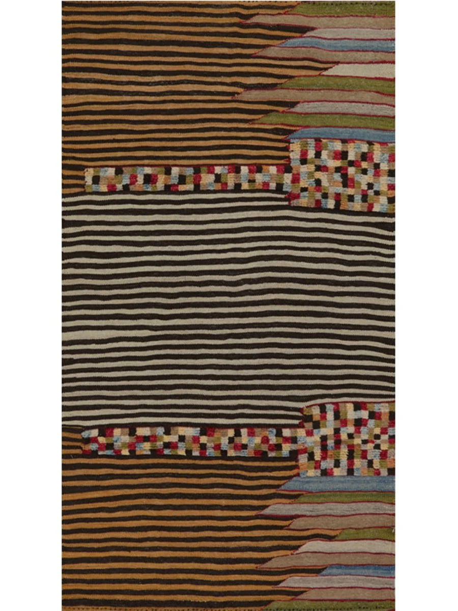 Dallas, Furniture, USD 370,  3x6 Yellow Gray Persian Kilim Runner Rug In Dallas TX