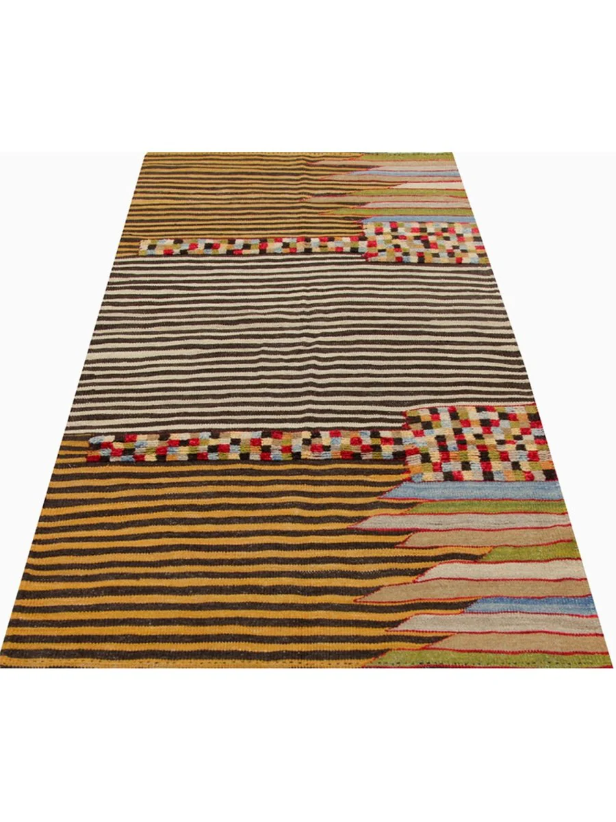 Dallas, Furniture, USD 370,  3x6 Yellow Gray Persian Kilim Runner Rug In Dallas TX