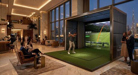 Dubai, Businesses For Sale, Custom Home Golf Simulator Installation Dubai | Foresight Sports Technology