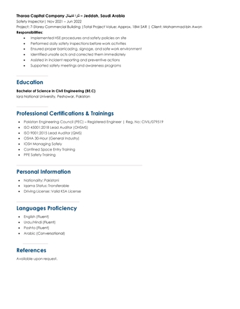 Riyadh, Job Seekers, Civil Engineer (SITE OR QC ENGINEER)