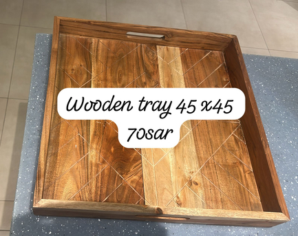 Al Yasmin, Household Items, SAR 70,  Wooden Tray