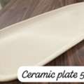 SAR 50,  Ceramic Long Plate 50 Cm