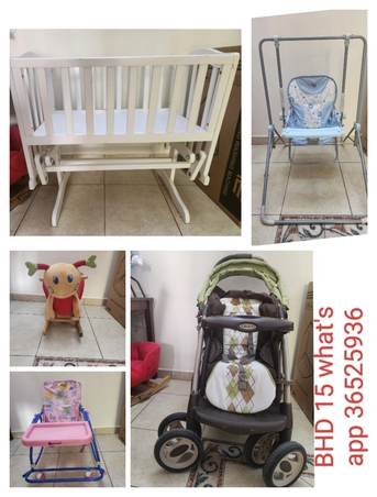 East Riffa, Furniture, BHD 15,  Baby Stroller , Cradle, Baby Walker Total 15