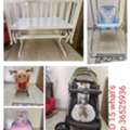 BHD 15,  Baby Stroller , Cradle, Baby Walker Total 15